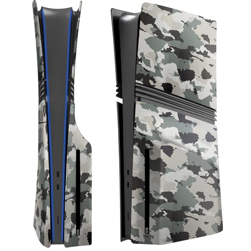 Platten Deckel Muschel Fall Für PS5 PRO Digital Edition/Optisches Laufwerk Konsolen-Gehäuse Für PS5 PRO Ersatz-Schutzhülle in Camouflage-Farbe (Optical Drive Version) von Aoyygg