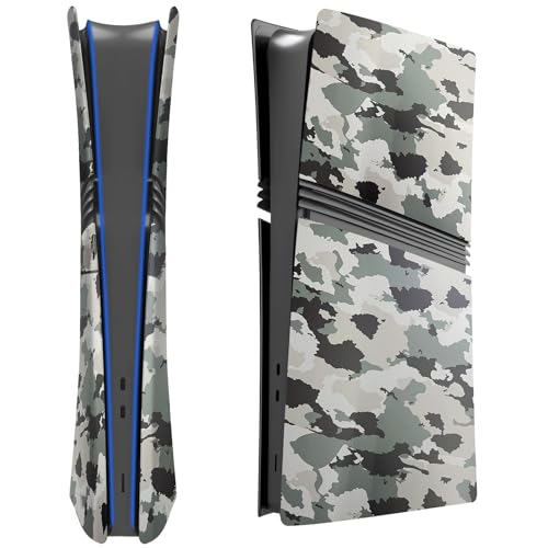 Platten Deckel Muschel Fall Für PS5 PRO Digital Edition/Optisches Laufwerk Konsolen-Gehäuse Für PS5 PRO Ersatz-Schutzhülle in Camouflage-Farbe (digital Version) von Aoyygg