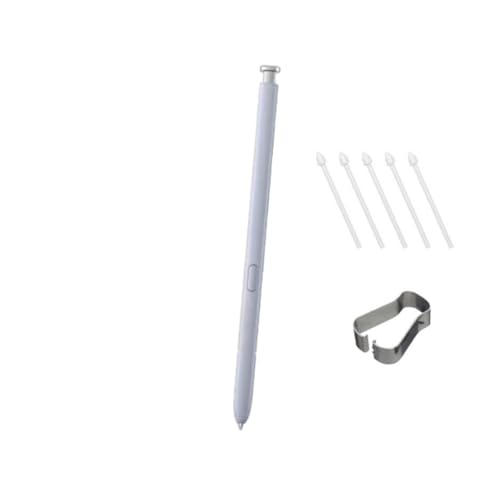 S Pen, Stylus für Samsung Galaxy S25 Ultra, Stylus Ersatz S Pen Touchscreen Bleistift (Silver + 5 Nib) von Aoyygg