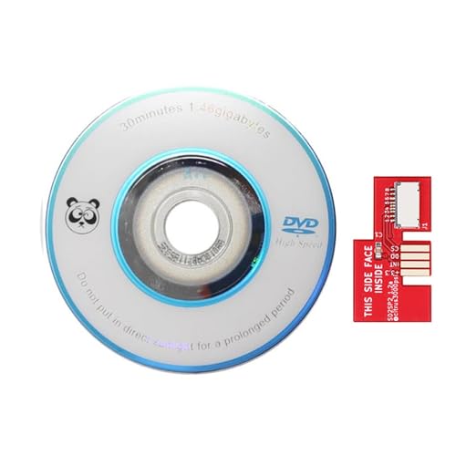 SD2SP2 Adapter SD2SP2 Micro SD Kartenadapter TF Kartenleser Ersatz Swiss Boot Disc Mini DVD für Gamecube NTSC-U Spielzubehör (red) von Aoyygg