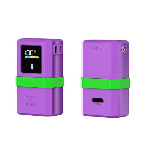 Silikonhülle für CUKTECH No.10 Mini Cover Anti-Lost SIM Card Eject Pin Needle Aufbewahrungstasche USB C Kabel Organizer (Purple) von Aoyygg