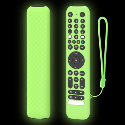 TV-Fernbedienungshülle Hülle für TCL RC716/RC833 Fernbedienung Schutzhülle, stoßfest, Anti Drop, staubdicht Silikon Schutzhülle (Luminous Green) von Aoyygg