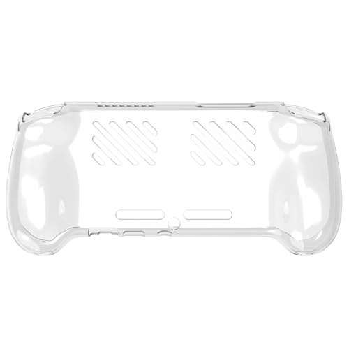 Transparente Schutzhülle Abdeckung für Anbernic RG557 Maschine Handheld Spielkonsole Schutzhülle TPU Kühlung Anti-Drop Gehäuse (Transparent) von Aoyygg