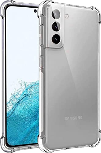 Samsung S22 Hülle, Samsung Galaxy S22 5G Hülle, Dünne Transparent Stoßfest Anti-Kratzer Silikon Crystal Handyhülle für Samsung Galaxy S22 (Transparent) von Aozuoton
