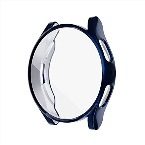 Apbands Hülle kompatibel für Samsung Galaxy Watch 4 Classic 42mm 46mm Weiche TPU Plattiert Rundum Stoßfänger Abdeckung Schutzhülle für Samsung Galaxy Watch 4 Classic 42mm 46mm, Blau von Apbands