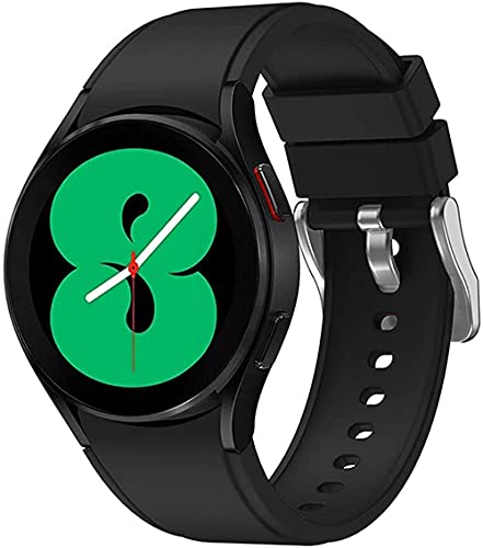 Apbands Kompatibel mit Samsung Galaxy Watch 4 44 mm 40 mm/Galaxy Watch 4 Classic 42 mm 46 mm/Galaxy Watch 3 41 mm/Galaxy Watch 42 mm/Active 2 40 mm 44 mm Armband 20 mm Sport aus weichem Silikon, von Apbands