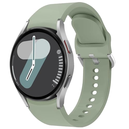 20mm Silikon Sportarmband für Samsung Galaxy Watch 7 6 5 4 FE Armband 44mm 40mm/Watch 6&4 Classic 43mm 42mm 47mm 46mm/5 Pro 45mm,Weiches Silikon Sport Band für Galaxy Watch 42mm/3 41mm/Active 2 von Apbands