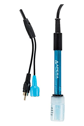 Apera Instruments 201T-F pH-/Temperatur-Elektrode, BNC/RCA-Anschluss, Messbereich: 0-14 pH, 0-80˚C Apera Instruments 201T-F pH-/Temperatur-Elektrode, BNC/RCA-Anschluss, Messbereich: 0-14 pH, 0-80˚C von Apera Instruments