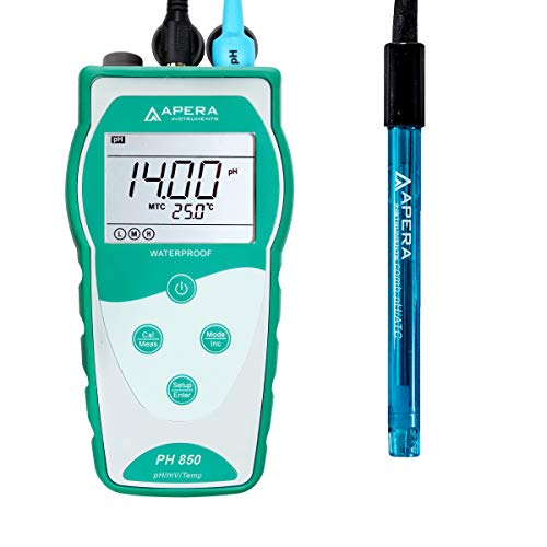 Apera Instruments PH850 tragbares pH-Messgerät (pH-Messbereich 0 bis 14,00) von Apera Instruments