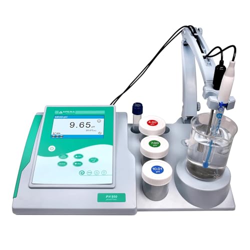 Apera Instruments PH950 Benchtop pH-Messgerät fürs Labor, Messbereich 0 bis 14,00 pH, inkl. Magnetrührer und Elektrodenhalter Apera Instruments PH950 Benchtop pH-Messgerät fürs Labor, Messbereich 0 bis 14,00 pH, inkl. Magnetrührer und Elektrodenhalter von Apera Instruments