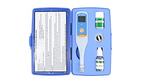 Apera Instruments SX610 pH-Meter (pH ±0,1 Genauigkeit, Messbereich pH 0-14, Temperaturanzeige, wasserfest, kompakt) von Apera Instruments