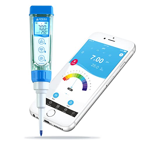 PH60S-Z Smart pH-Messgerät mit Einstechelektrode (unterstützt durch die ZenTest Mobile App) von Apera Instruments