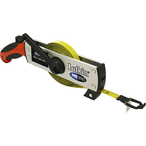 Lufkin FT50CME Rahmen Stahlmaßband 50m x 13mm / 150' x 1/2 Zoll, mit metrische und englische Maßeinteilung (beidseitig bedruckt) und Pistolengriff von Apex Tool Group