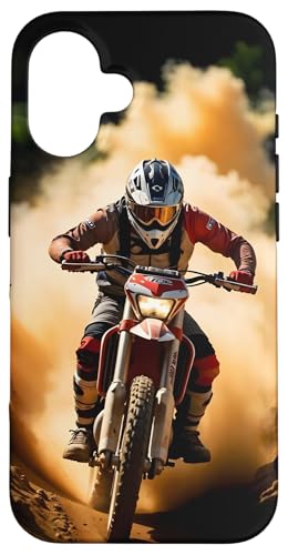 Hülle für iPhone 16 Motocross Fahrer von Cross-Motorrädern Trial Enduro Freest Hülle für iPhone 16 Motocross Fahrer von Cross-Motorrädern Trial Enduro Freest von ApiDesign