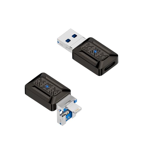 Apitiong Lightning OTG Adapter USB C,2 in 1 Typ C Lightning USB 2.0 OTG-Adapterkonverter, 35W PD Schnellladung,Unterstützt Datenübertragung, Nicht für Audio/OTG,Kompatibel mit Lightning Apitiong Lightning OTG Adapter USB C,2 in 1 Typ C Lightning USB 2.0 OTG-Adapterkonverter, 35W PD Schnellladung,Unterstützt Datenübertragung, Nicht für Audio/OTG,Kompatibel mit Lightning von Apitiong