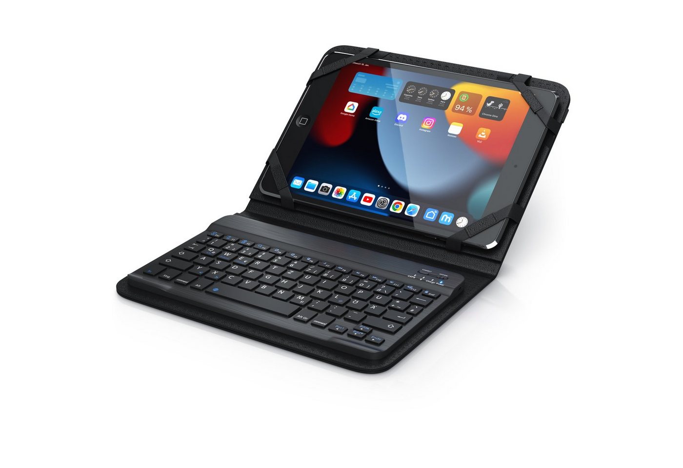 Aplic Tablet-Tastatur (Bluetooth-Keyboard, 9-10 Tablets Kunstledercase für den Transport)" von Aplic