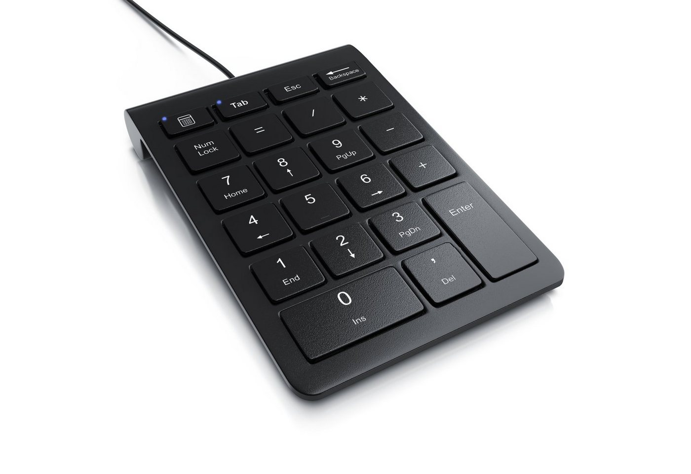 Aplic Tastatur (USB Keypad, Multimediatasten, rutschfest, vollständiges Numpad-Layout) von Aplic