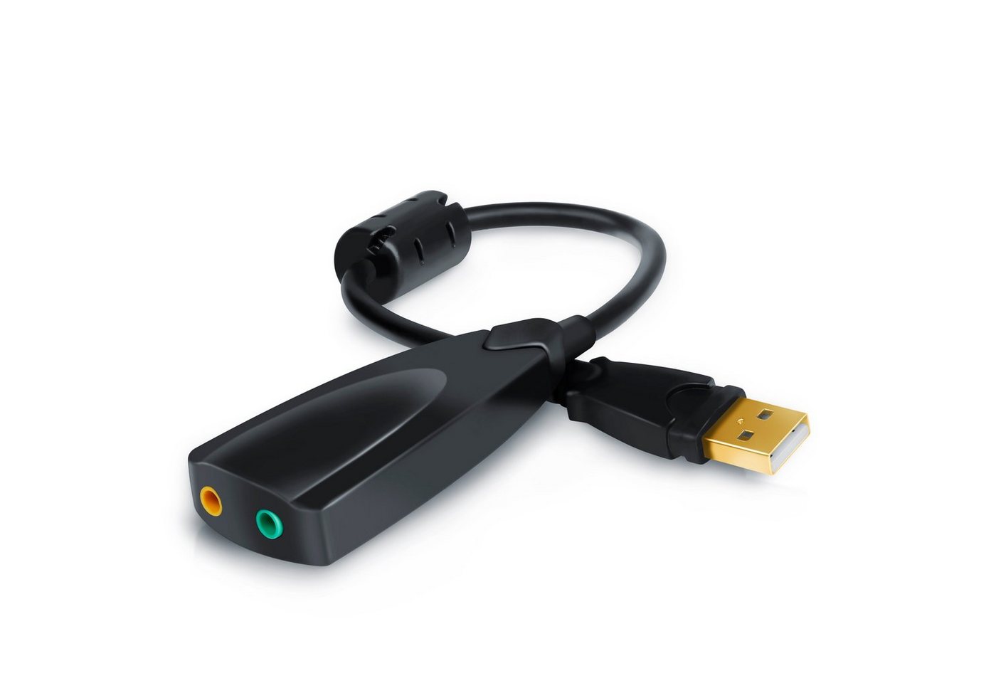 Aplic USB-Soundkarte Virtual 7.1 Surround, extern - Windows 10 & Mac OS X kompatibel von Aplic