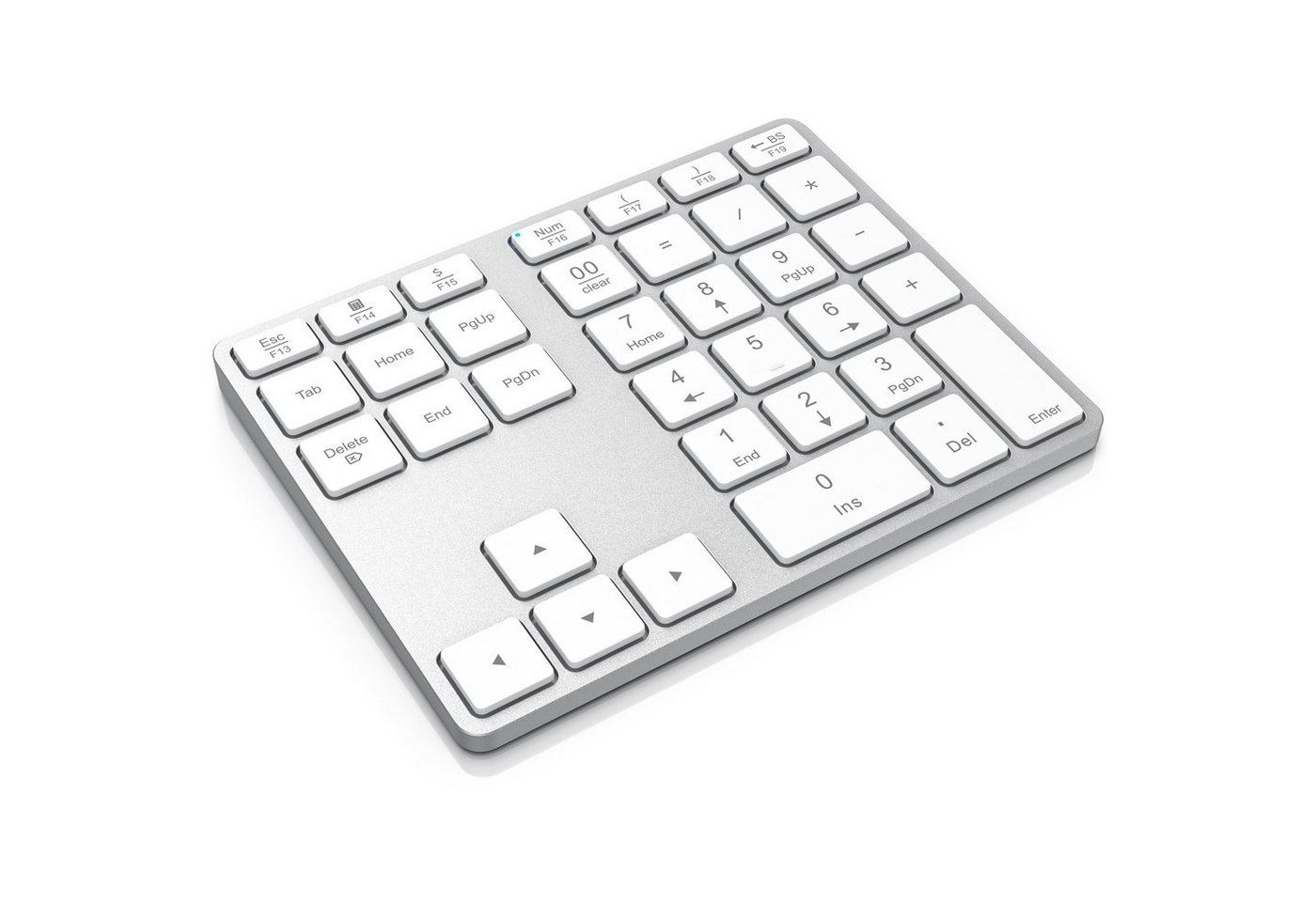 Aplic Wireless-Tastatur (Bluetooth Numpad, Wireless Ziffernblock, Aluminium Keypad) von Aplic