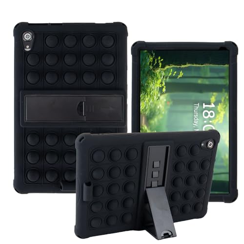 Schutzhülle für Urao C107 Tablet, 25,7 cm (10,1 Zoll), weiches Silikon, für 2024 Urao C107 Tablet, Jeazans OC101 Tablet, kinderfreundlich, weiches Silikon, verstellbare Standhülle für C107 10,1 Zoll von Apoctsddo