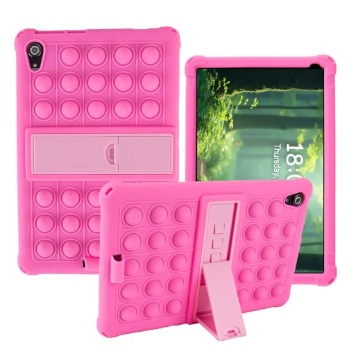 Schutzhülle für Urao C107 Tablet, 25,7 cm (10,1 Zoll), weiches Silikon, für 2024 Urao C107 Tablet, Jeazans OC101 Tablet, kinderfreundlich, weiches Silikon, verstellbarer Ständer, Abdeckung für C107 von Apoctsddo