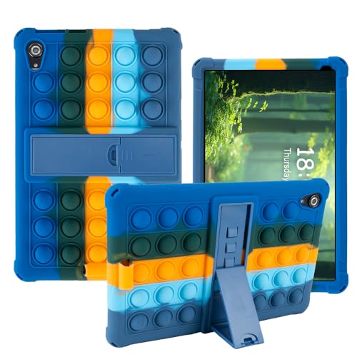 Schutzhülle für Urao C107 Tablet, 25,7 cm (10,1 Zoll), weiches Silikon, für 2024 Urao C107 Tablet, Jeazans OC101 Tablet, kinderfreundlich, weiches Silikon, verstellbarer Ständer, Abdeckung für C107 von Apoctsddo