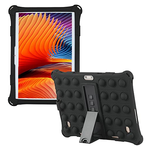 Apoctsddo Tablet-Hülle für 10 Zoll / 10,1 Zoll Universal Schutzhülle Kompatibel mit Dragon Touch, Zonko, MEIZE, PRITOM, FEONAL, ANTEMPER, MARVUE, Winsing, FANGOR, ZZB Tablet (Schwarz) von Apoctsddo