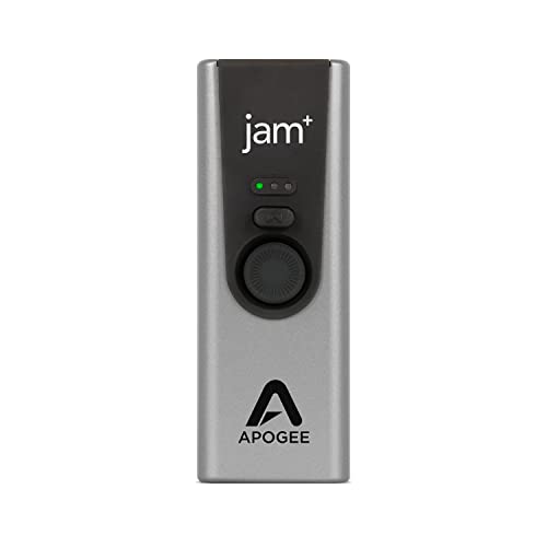 Apogee JAM PLUS digitales Interface (Mobiles Digital Audio Interface, AD/DA-Wandler für Computer und iOS Geräte, USB micro Port, Recording und Monitoring) von Apogee