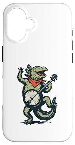 Axolotl Cute Banjo Picker Music Hülle für iPhone 16 Axolotl Cute Banjo Picker Music Hülle für iPhone 16 von Appalachian Basecamp by Giant Step