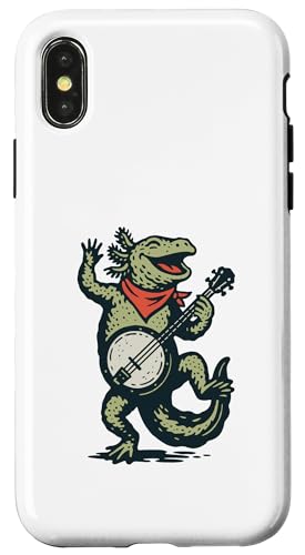 Axolotl Cute Banjo Picker Music Hülle für iPhone X/XS Axolotl Cute Banjo Picker Music Hülle für iPhone X/XS von Appalachian Basecamp by Giant Step