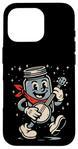 Banjo Playing Moonshine Jar Cute Banjo Picker Music Hülle für iPhone 16 Pro Banjo Playing Moonshine Jar Cute Banjo Picker Music Hülle für iPhone 16 Pro von Appalachian Basecamp by Giant Step