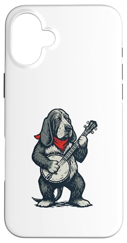Bassett Hound Cute Banjo Picker Music Hülle für iPhone 16 Plus Bassett Hound Cute Banjo Picker Music Hülle für iPhone 16 Plus von Appalachian Basecamp by Giant Step