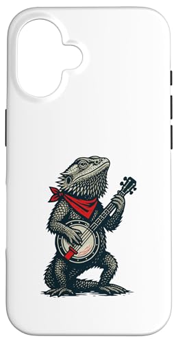 Bearded Dragon Cute Banjo Picker Music Hülle für iPhone 16 Bearded Dragon Cute Banjo Picker Music Hülle für iPhone 16 von Appalachian Basecamp by Giant Step
