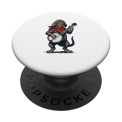 Bloodhound Dog Cute Banjo Picker Music PopSockets Klebender PopGrip Bloodhound Dog Cute Banjo Picker Music PopSockets Klebender PopGrip von Appalachian Basecamp by Giant Step