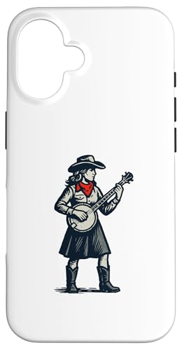 Cowgirl Cute Banjo Picker Music Hülle für iPhone 16 Cowgirl Cute Banjo Picker Music Hülle für iPhone 16 von Appalachian Basecamp by Giant Step