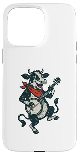 Cute Cow Banjo Picker Music Hülle für iPhone 15 Pro Max Cute Cow Banjo Picker Music Hülle für iPhone 15 Pro Max von Appalachian Basecamp by Giant Step