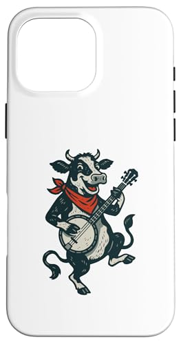 Cute Cow Banjo Picker Music Hülle für iPhone 16 Pro Max Cute Cow Banjo Picker Music Hülle für iPhone 16 Pro Max von Appalachian Basecamp by Giant Step
