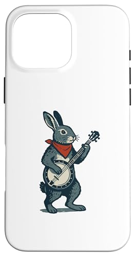 Jackrabbit Cute Banjo Picker Music Hülle für iPhone 16 Pro Max Jackrabbit Cute Banjo Picker Music Hülle für iPhone 16 Pro Max von Appalachian Basecamp by Giant Step