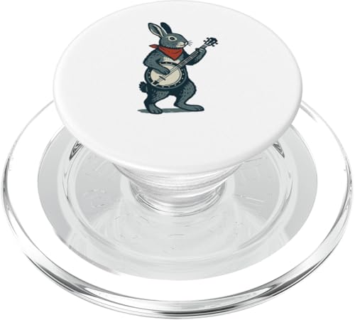 Jackrabbit Cute Banjo Picker Music PopSockets PopGrip für MagSafe Jackrabbit Cute Banjo Picker Music PopSockets PopGrip für MagSafe von Appalachian Basecamp by Giant Step