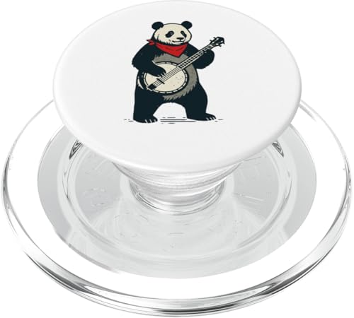 Panda Bear Cute Banjo Picker Music PopSockets PopGrip für MagSafe Panda Bear Cute Banjo Picker Music PopSockets PopGrip für MagSafe von Appalachian Basecamp by Giant Step