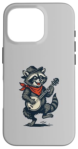 Raccoon Cute Banjo Picker Music Cottagecore Hülle für iPhone 16 Pro Raccoon Cute Banjo Picker Music Cottagecore Hülle für iPhone 16 Pro von Appalachian Basecamp by Giant Step