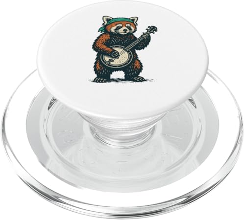 Red Panda Cute Banjo Picker Music Cottagecore PopSockets PopGrip für MagSafe Red Panda Cute Banjo Picker Music Cottagecore PopSockets PopGrip für MagSafe von Appalachian Basecamp by Giant Step