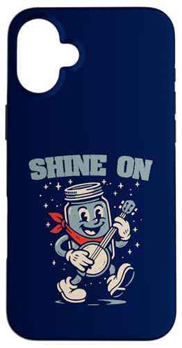 Shine On Banjo Playing Moonshine Jar Cute Banjo Picker Music Hülle für iPhone 16 Plus Shine On Banjo Playing Moonshine Jar Cute Banjo Picker Music Hülle für iPhone 16 Plus von Appalachian Basecamp by Giant Step