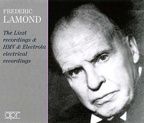 Frederic Lamond - Die Liszt-Aufnahmen & HMV und Electrola-Aufnahmen für Reproduktionsklavier von Appian Publications & Recordings (Note 1 Musikvertrieb)