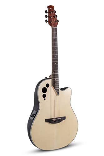 Applause E Akustikgitarre Elite AE44 Mid Cutaway natural satin AE44-4S von Applause