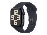 Apple Watch SE 2022 (GPS + Cellular) 44mm Mitternacht mit Sportarmband M/L Mitternacht von Apple Computer
