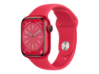Apple Watch Series 8 (GPS + Cellular) 41mm Aluminium (PRODUCT)RED mit Sportarmband (PRODUCT)RED von Apple Computer