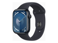 Apple Watch Series 9 (GPS) 45mm Aluminium Mitternacht mit Sportarmband M/L Mitternacht von Apple Computer