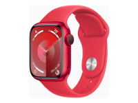 Apple Watch Series 9 (GPS + Cellular) 41mm Aluminium (PRODUCT)RED mit Sportarmband M/L (PRODUCT)RED von Apple Computer