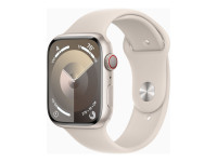 Apple Watch Series 9 (GPS + Cellular) 45mm Aluminium Polarstern mit Sportarmband M/L Polarstern von Apple Computer